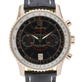 Breitling Navitimer Montbrillant H48330 with black dial and 18ct rose gold case