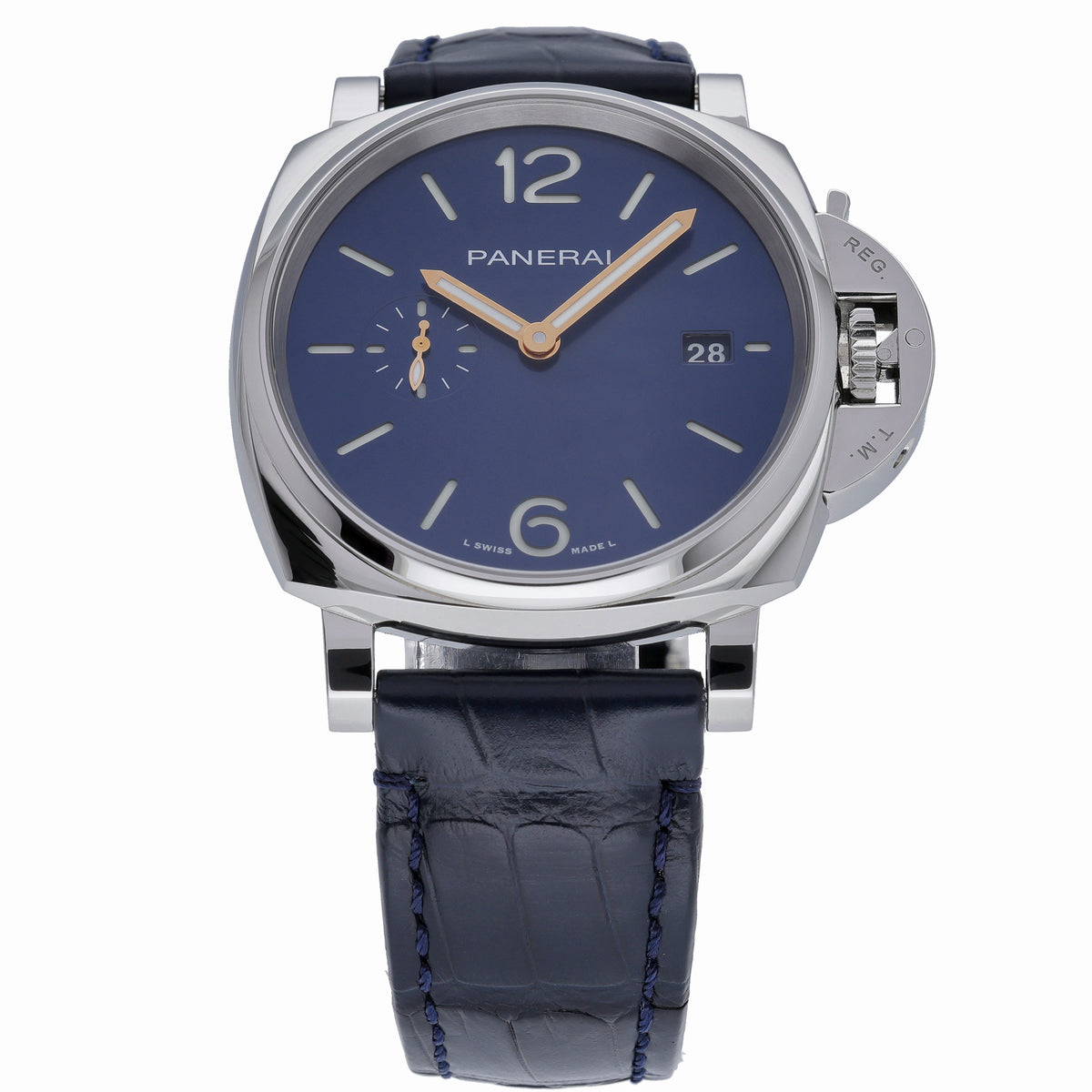 Panerai Luminor Due PAM01274 with blue dial and steel case - product image 2