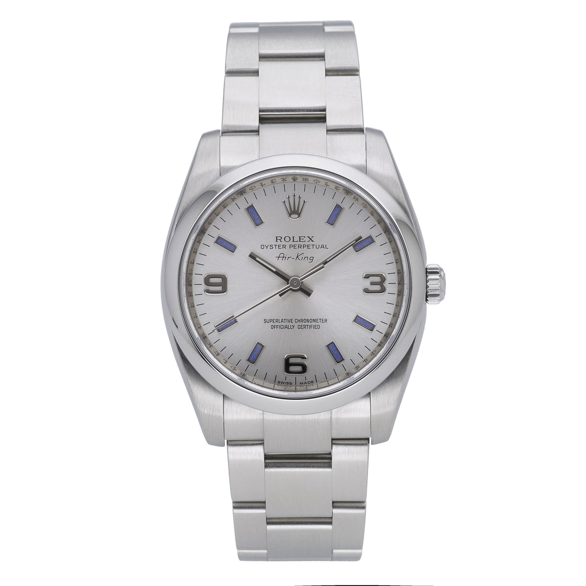 Rolex Air-King 114200 with silver dial and oystersteel case - product image 2
