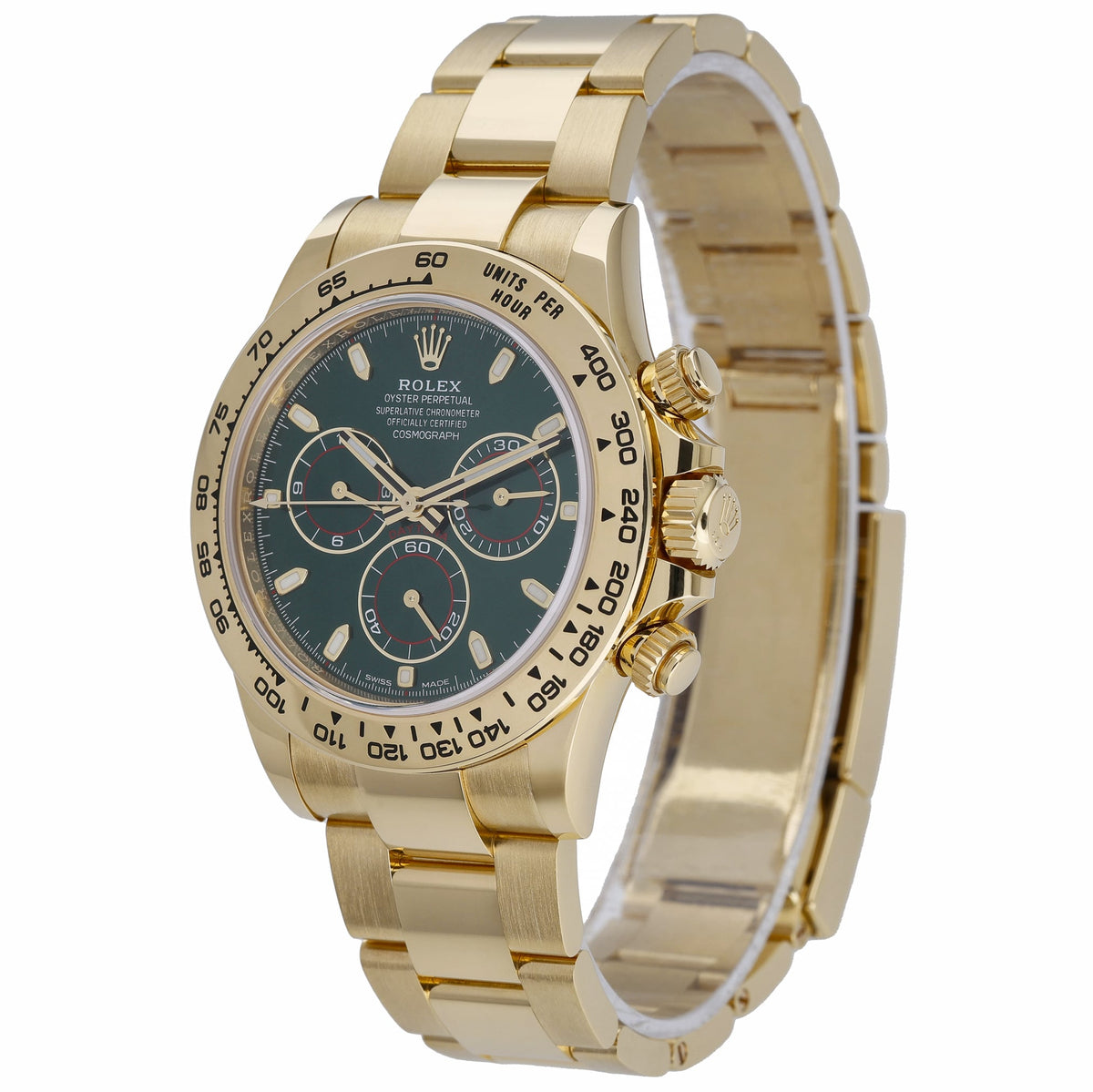 Rolex Daytona 116508 with green dial and 18ct yellow gold case - product image 2
