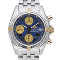 Breitling Chrono Cockpit B13357 with blue dial and steel case