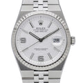 Rolex Land-Dweller 40 127334 with intense white, honeycomb motif dial and steel & white gold case