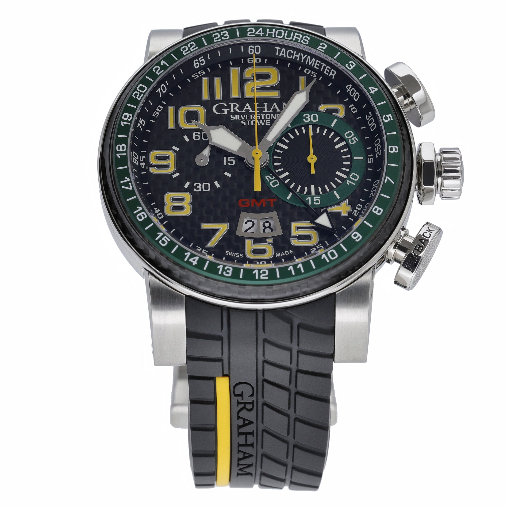 Graham Stowe GMT 2BLCH-0 with black dial and steel case - product image 3