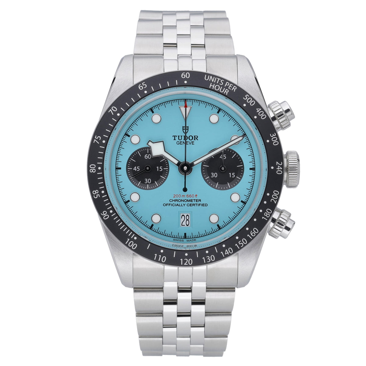 Tudor Black Bay Chrono 79360N with turquoise dial and steel case - product image 2