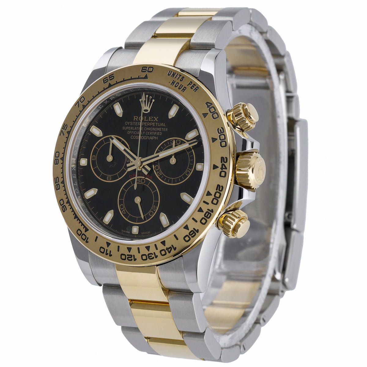 Rolex Daytona 116503 with black dial and steel & yellow gold case - product image 3