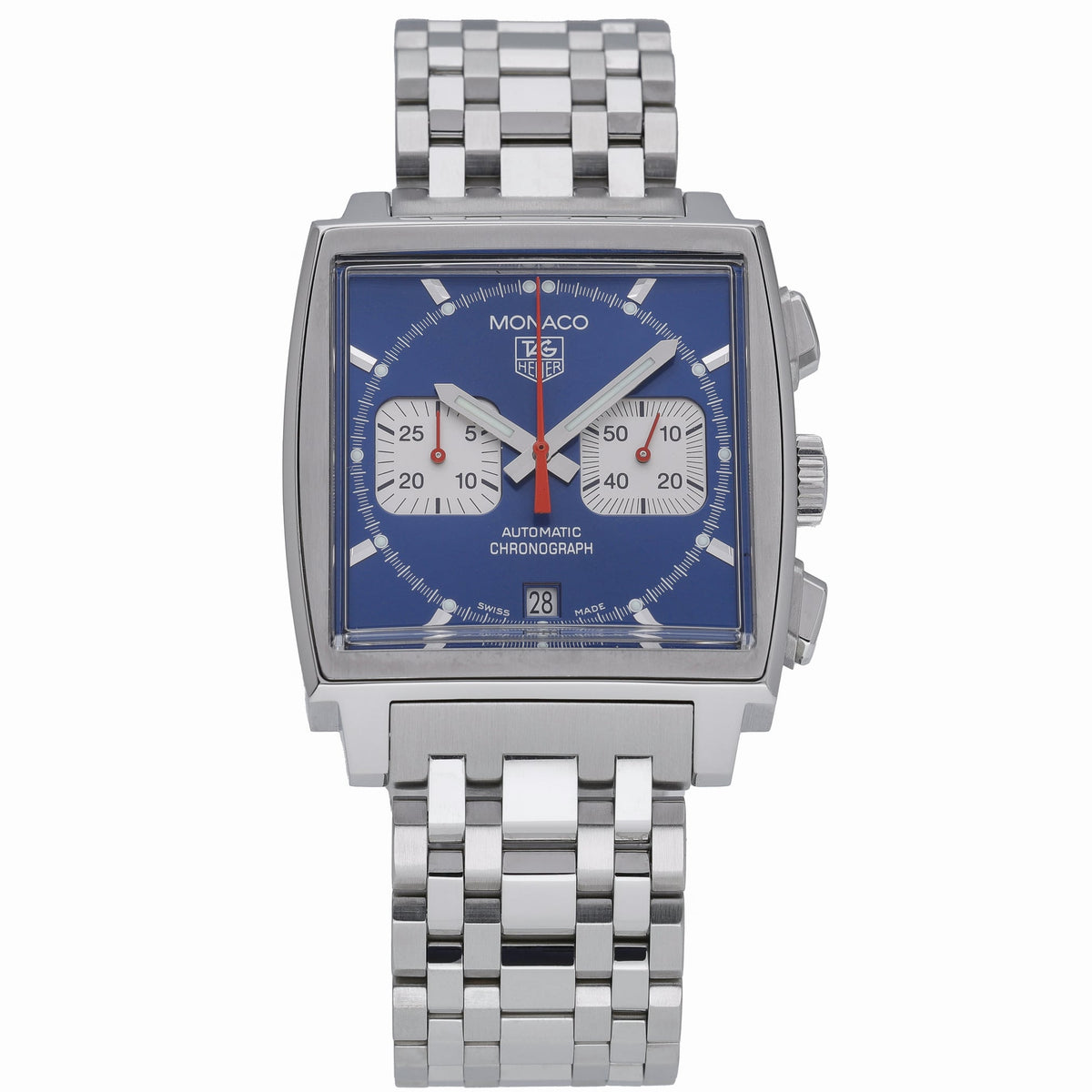 Tag Heuer Steve McQueen CW2113-0 with blue dial and steel case - product image 2
