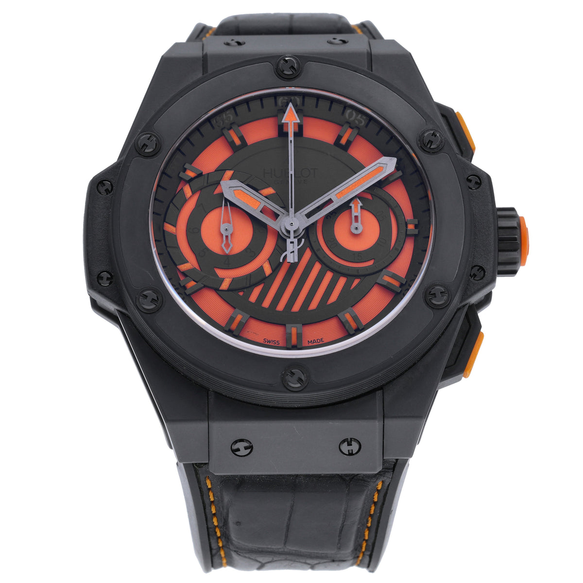 Hublot VENDOME 715.C1.1110.GR.KR010 with orange dial and pvd case - product image 3