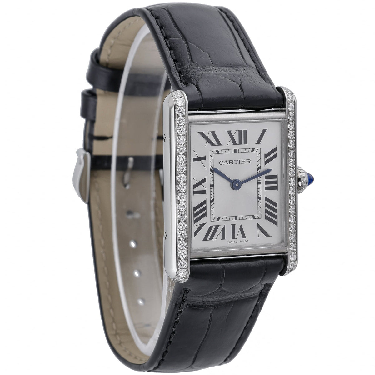 Cartier Tank Must W4TA0017 with silver dial and steel case - product image 4