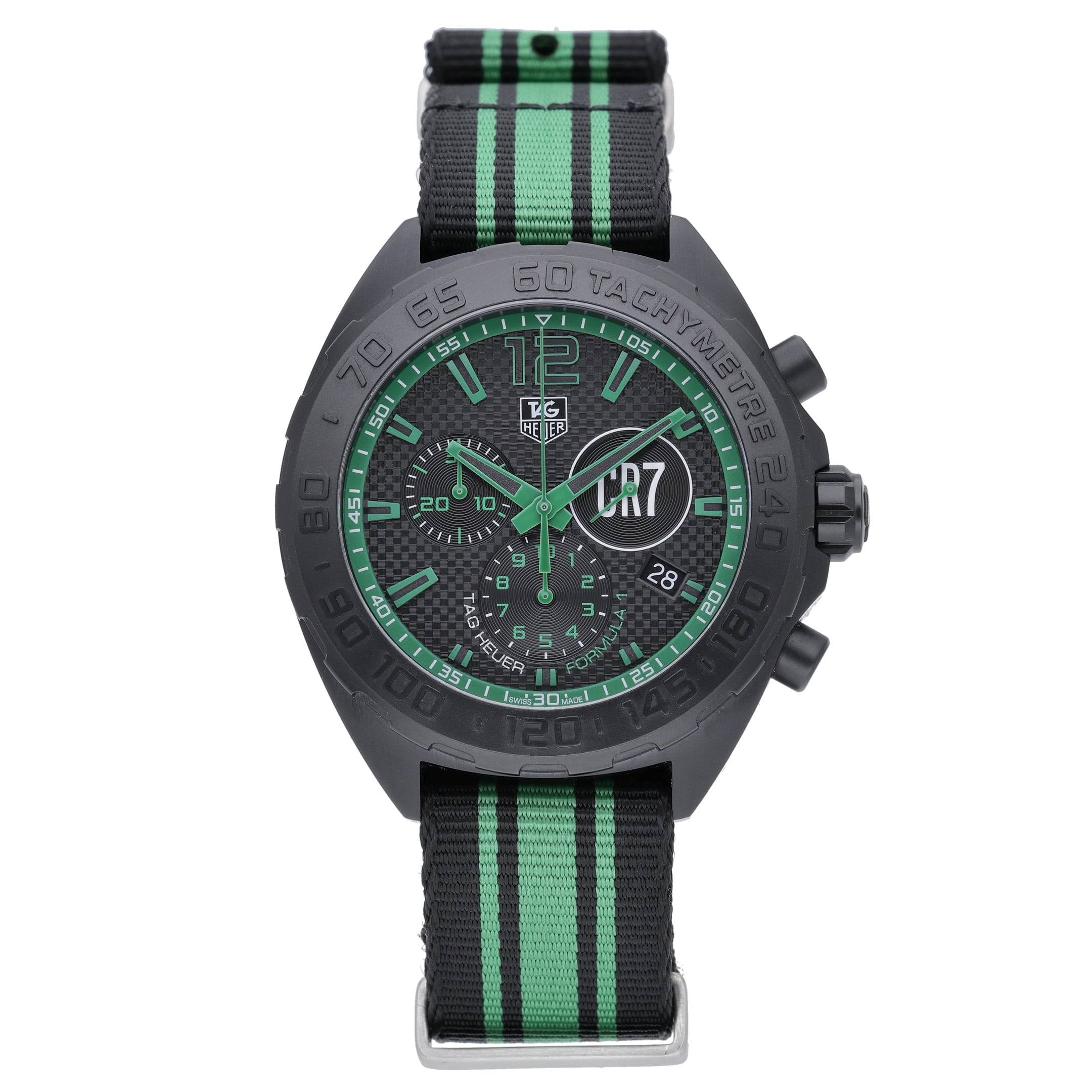 Tag Heuer Cristiano Ronaldo CR7 CAZ1113 with black dial and steel case - product image 2