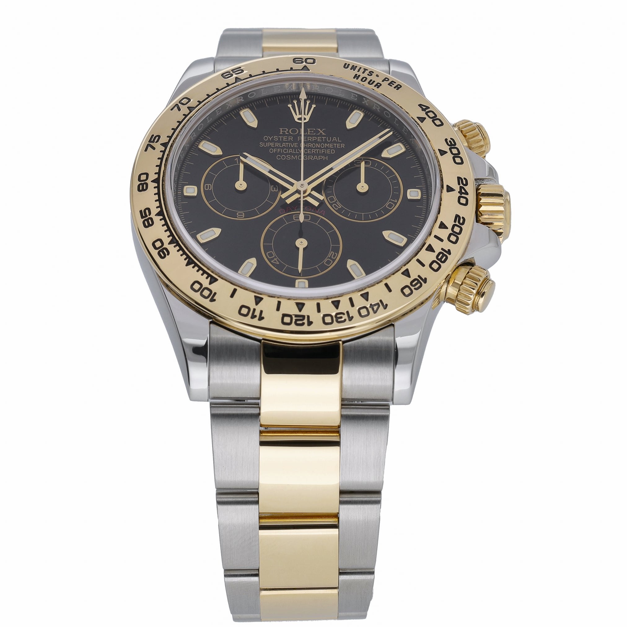Rolex Daytona 116503 with black dial and steel & yellow gold case - product image 2