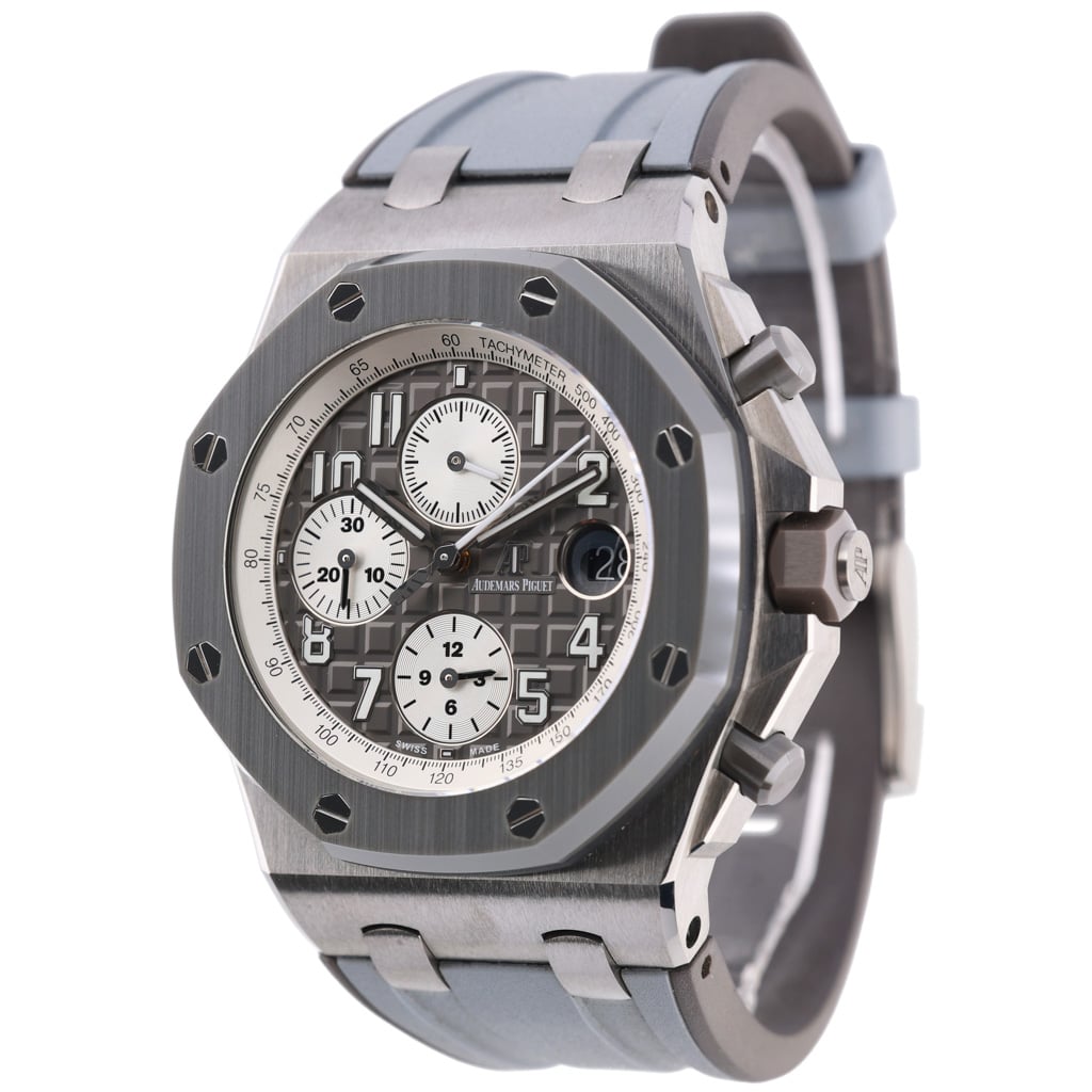 Audemars Piguet Royal Oak Offshore Chronograph 26470IO.OO.A006CA.01 with grey dial and titanium case - product image 2