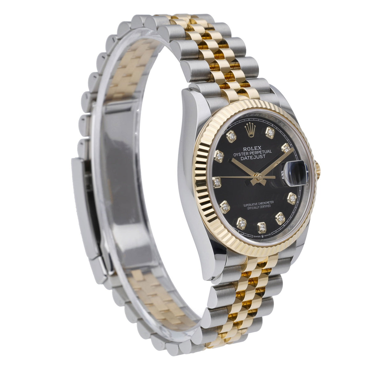 Rolex Datejust 126233 with black dial and steel & yellow gold case - product image 4