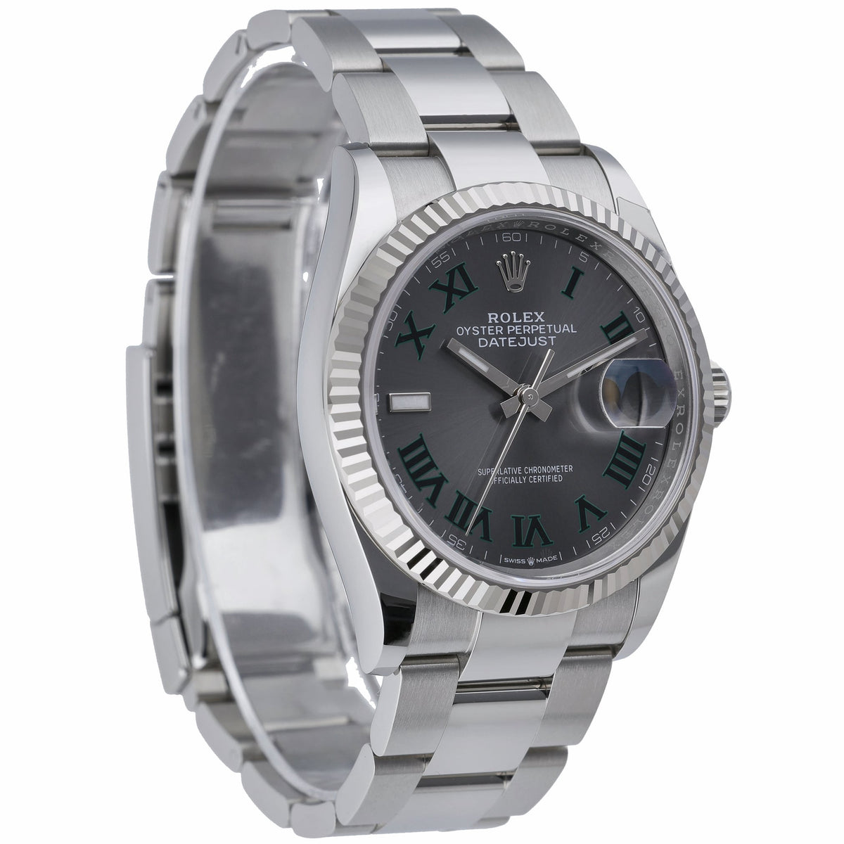 Rolex Datejust 36 126234 with slate dial and steel & white gold case - product image 4