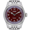 Oris Big Crown Pointer Date 01 754 7741 4068 with red dial and steel case