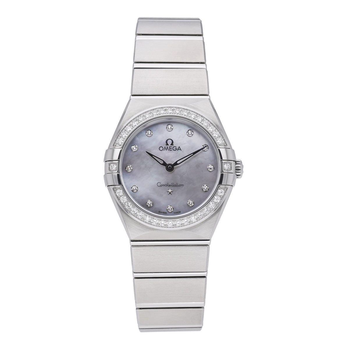 Omega Constellation 13115286055001 with white mop dial and steel case - product image 2