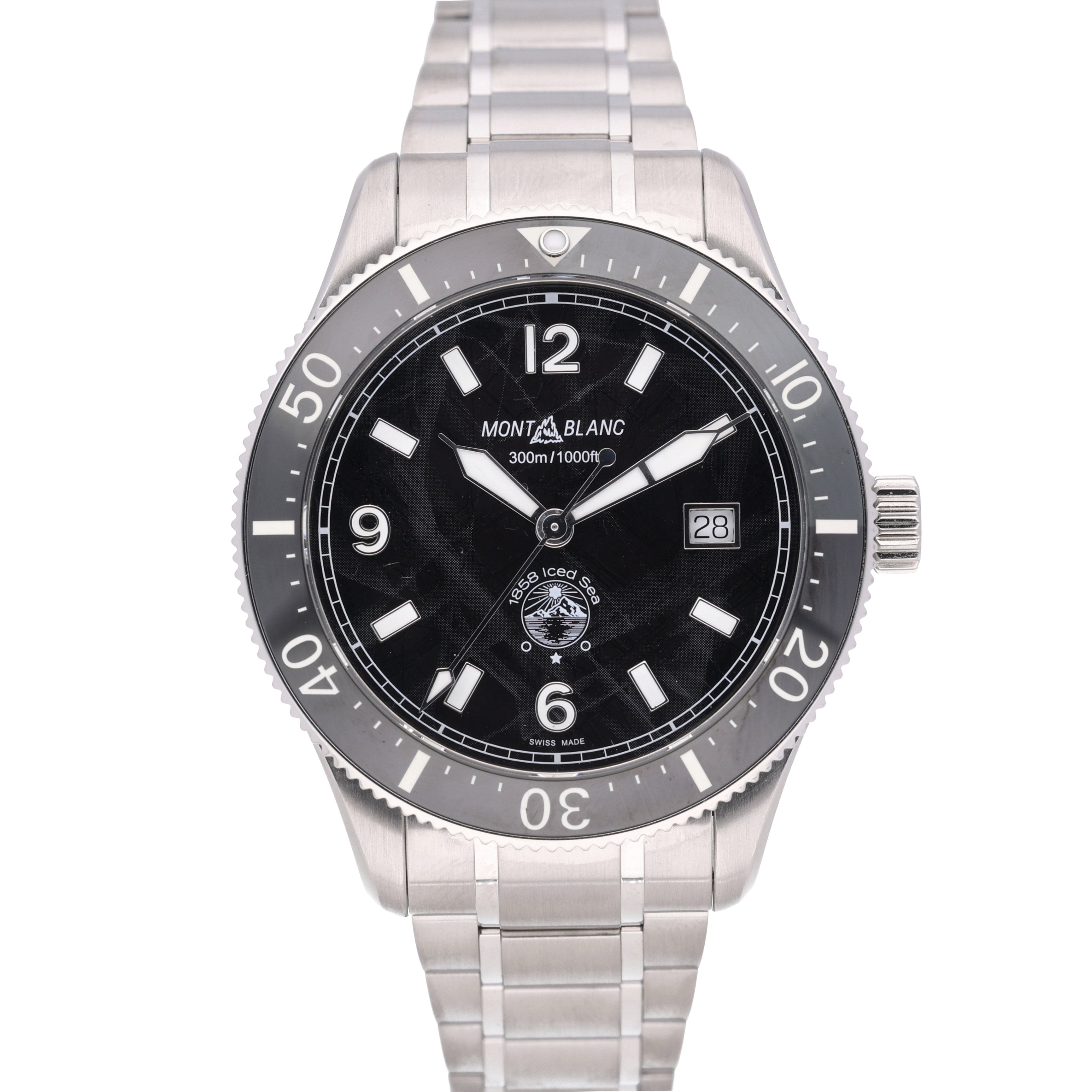 Montblanc 1858 Iced Sea Automatic Date image 1