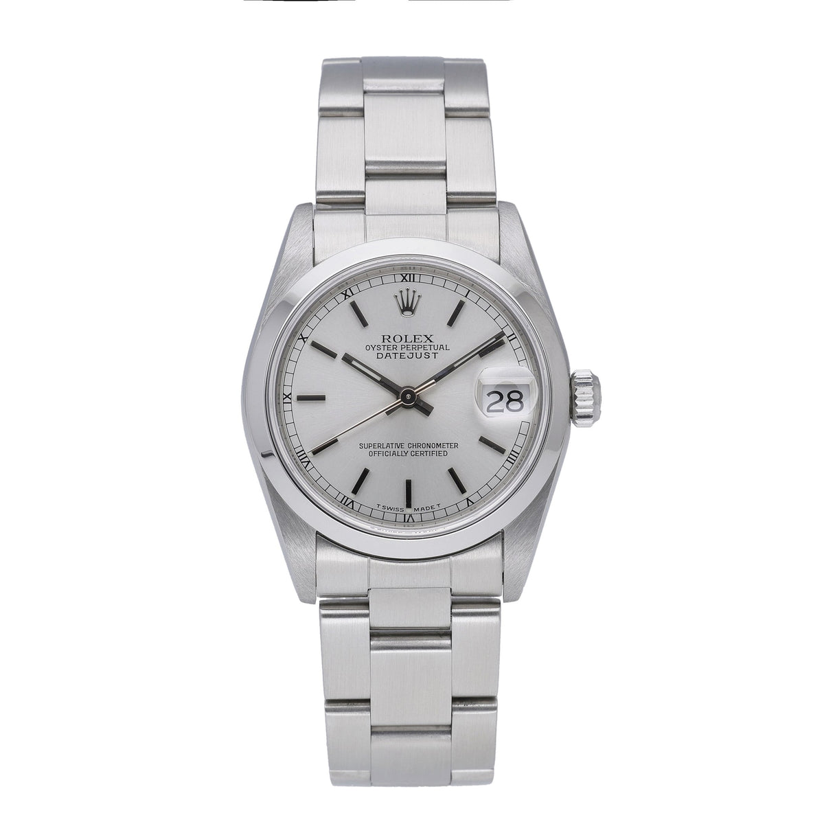 Rolex Datejust 68240 with silver dial and oystersteel case - product image 2