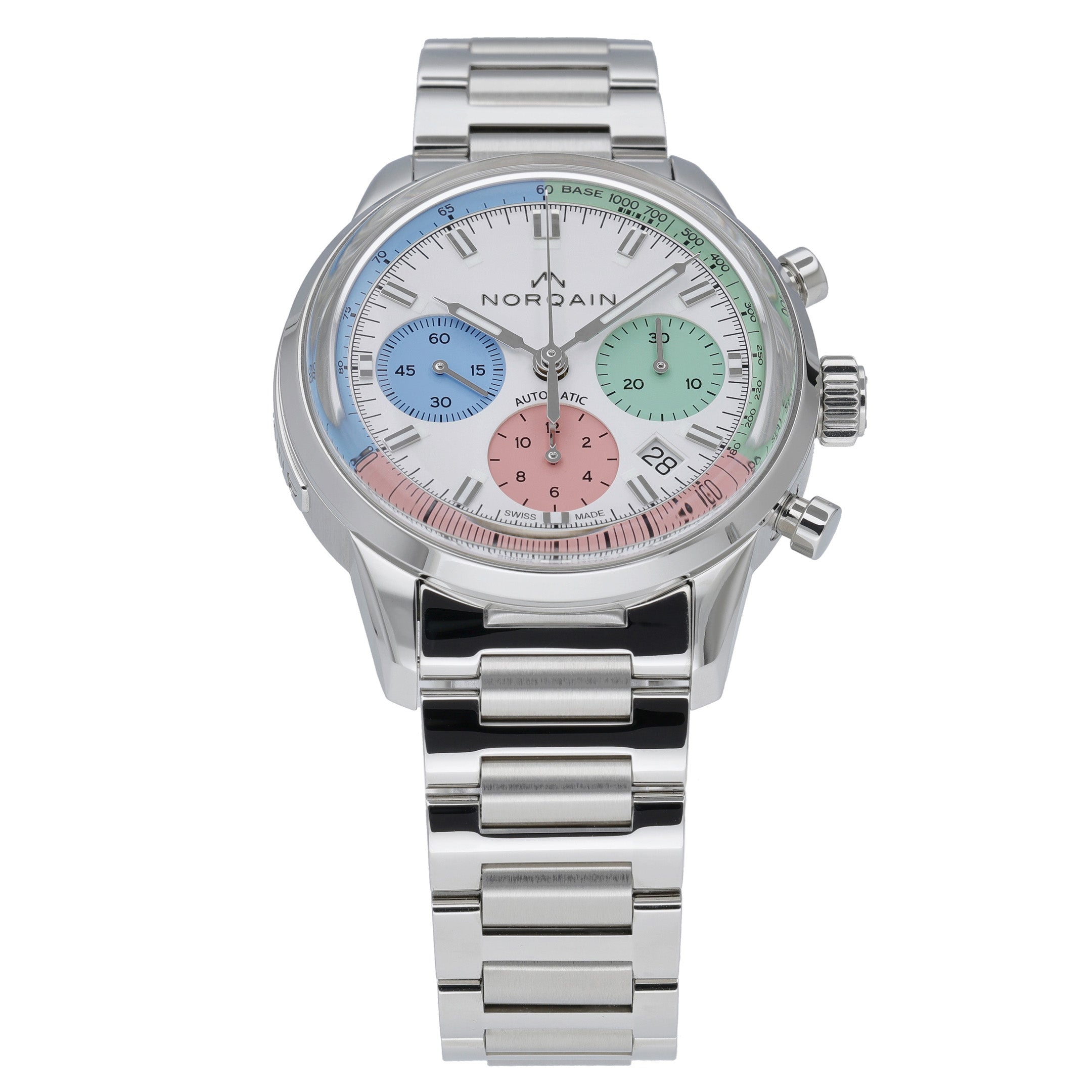 Norqain N2201.19S01.C01.S01 with white dial and steel case - product image 3