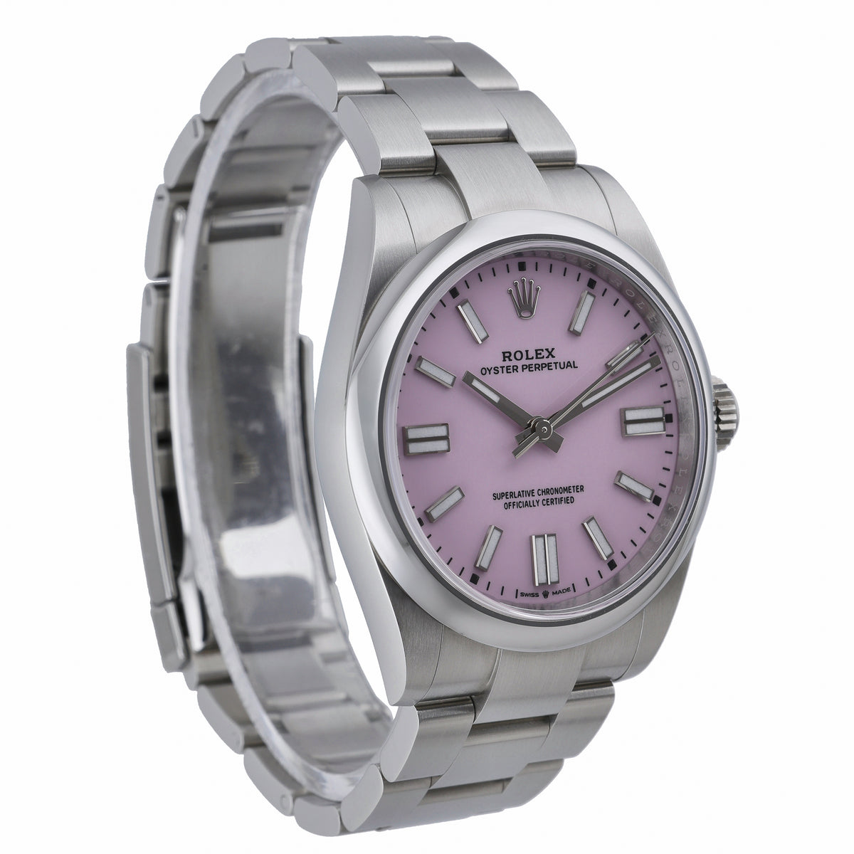 Rolex Rolex Oyster Perpetual 41 134300 with pink dial and oystersteel case - product image 4