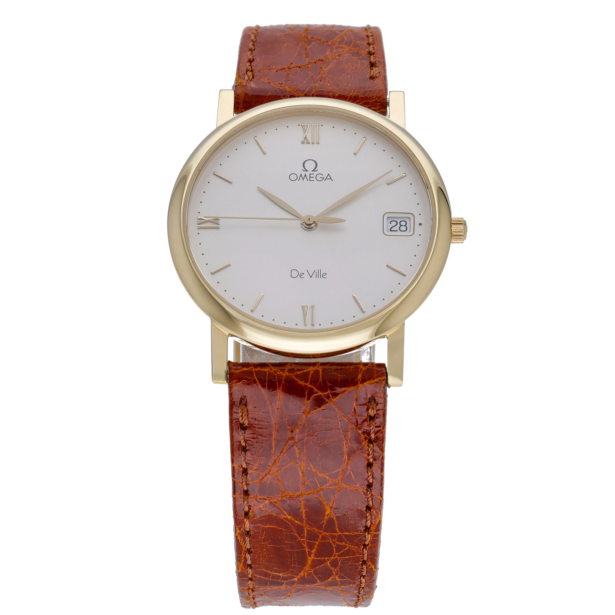 Omega De Ville 55319004 with silver dial and 18ct yellow gold case - product image 2