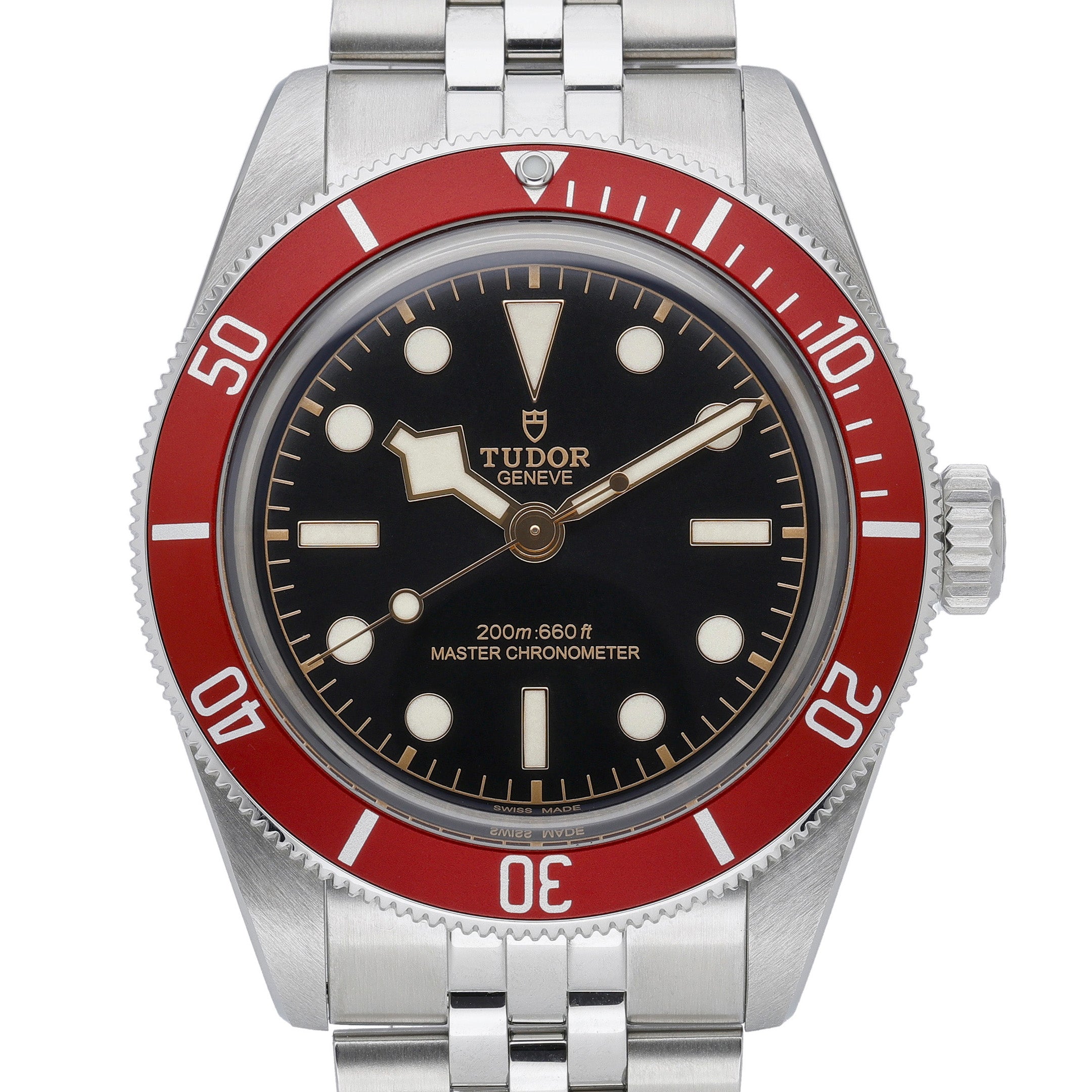 Tudor Black Bay 7941A1A0RU with black dial and steel case