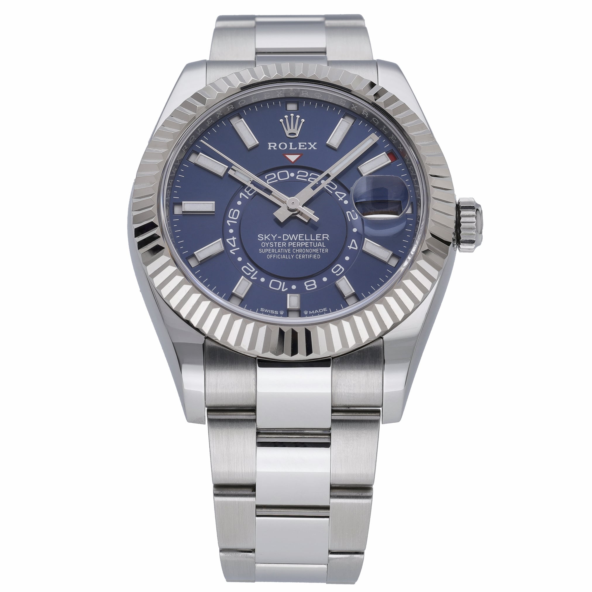 Rolex Sky-Dweller 336934 with blue dial and steel & white gold case - product image 2