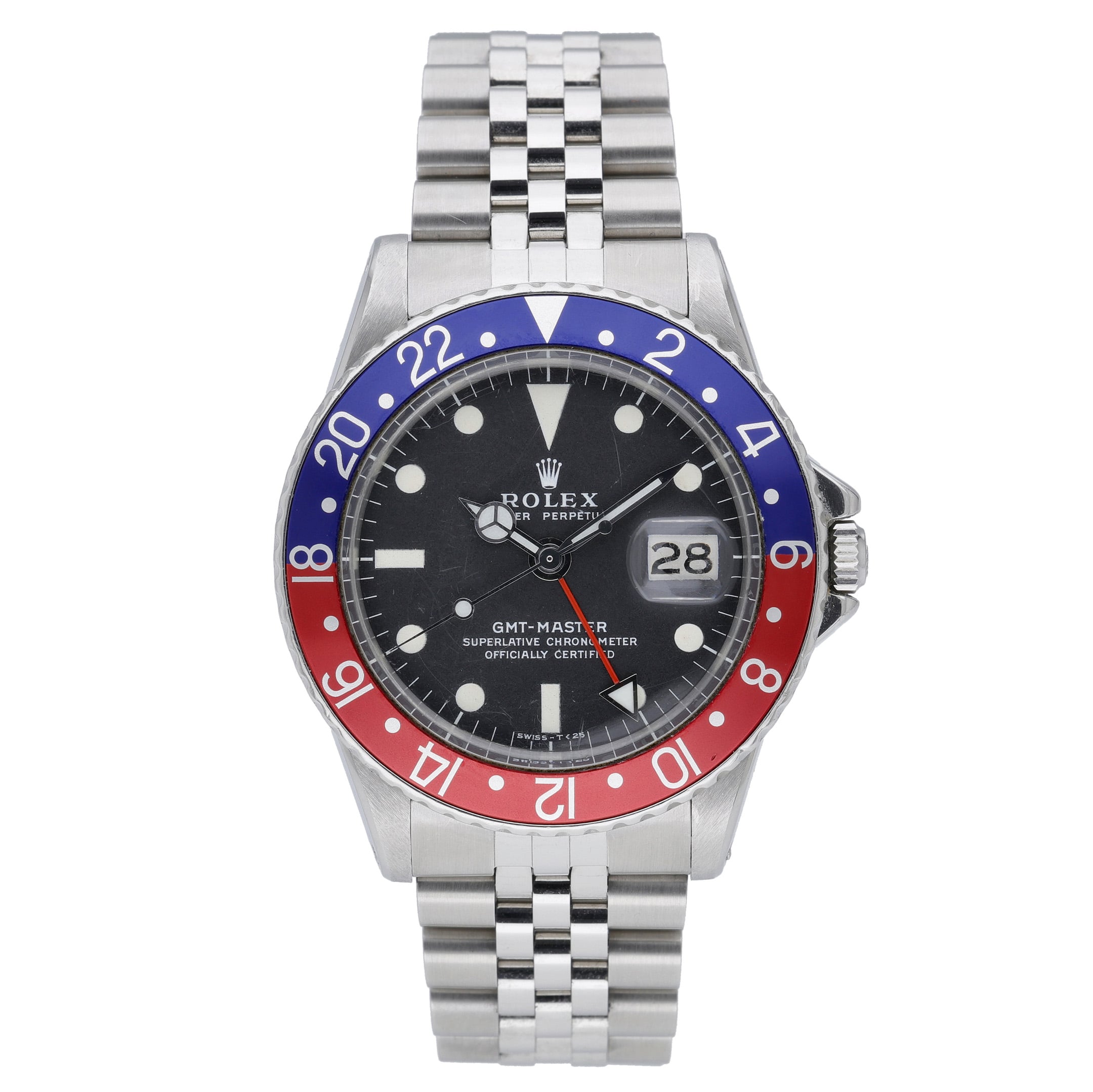 Rolex GMT-Master 1675 with black dial and steel case - product image 2