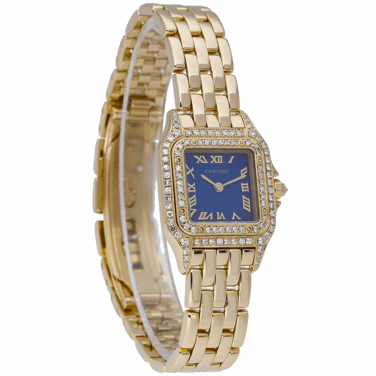 Cartier Panthère 8057915 with blue dial and 18ct yellow gold case - product image 4