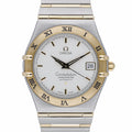 Omega Constellation 368.1201 with champagne dial and steel & yellow gold case