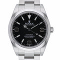 Rolex Explorer 214270 with black dial and oystersteel case
