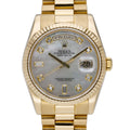 Rolex Day-Date 118238 with mother of pearl dial and 18ct yellow gold case
