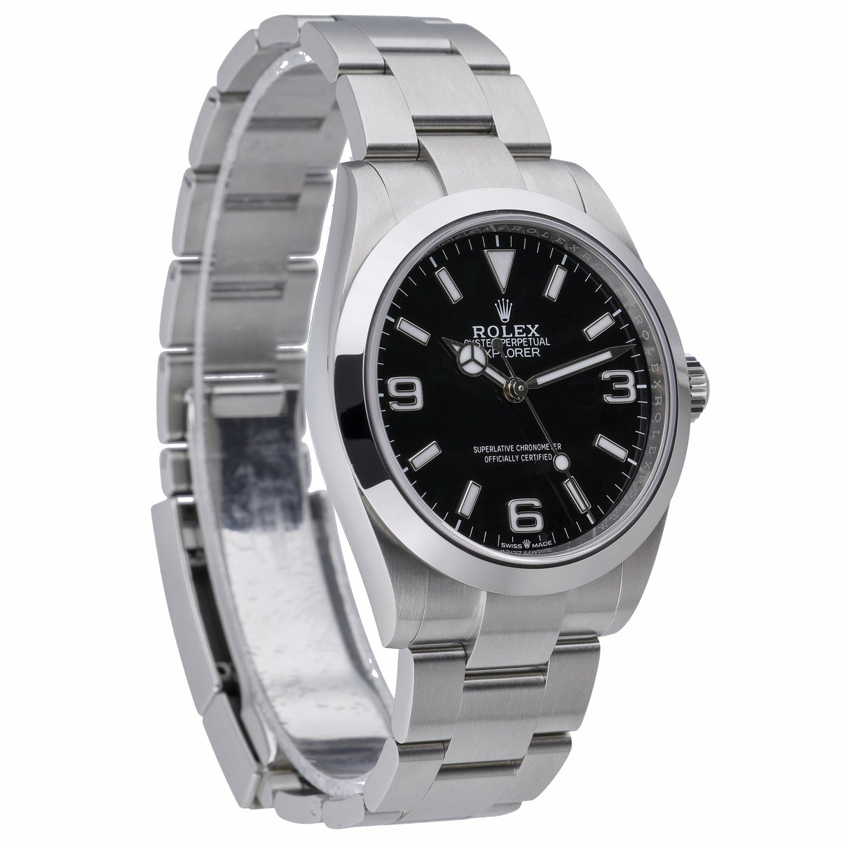 Rolex Explorer 224270 with black dial and oystersteel case - product image 4