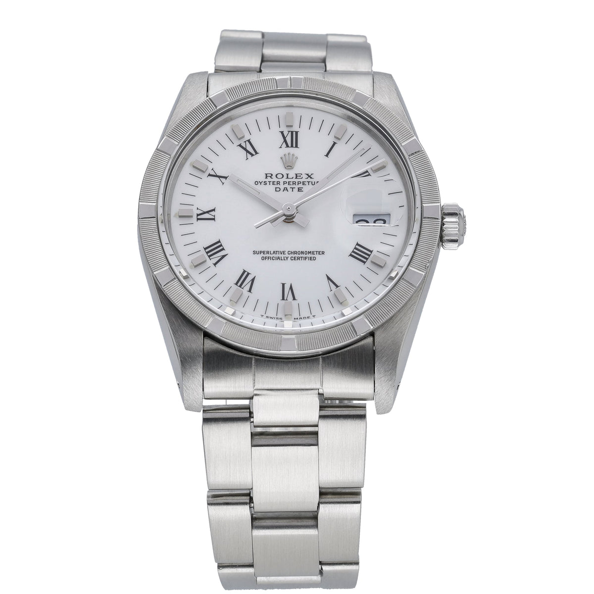 Rolex Date 15010 with white dial and oystersteel case - product image 2