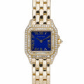 Cartier Panthère 8057915 with blue dial and 18ct yellow gold case