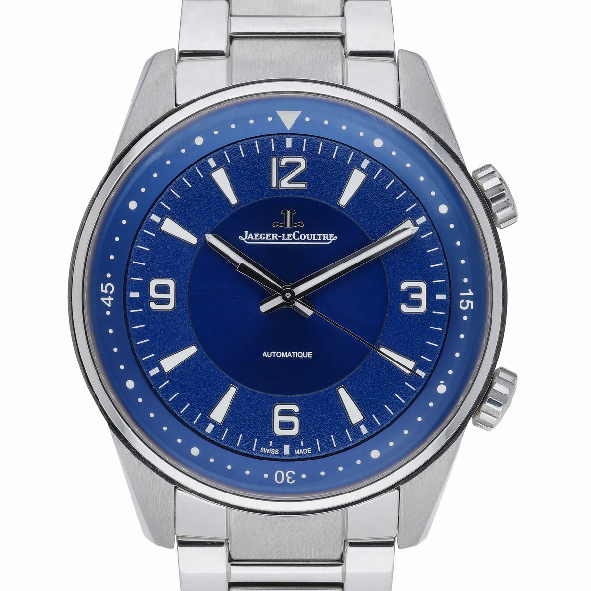 Jaeger-LeCoultre Polaris Q9008180 with blue dial and steel case