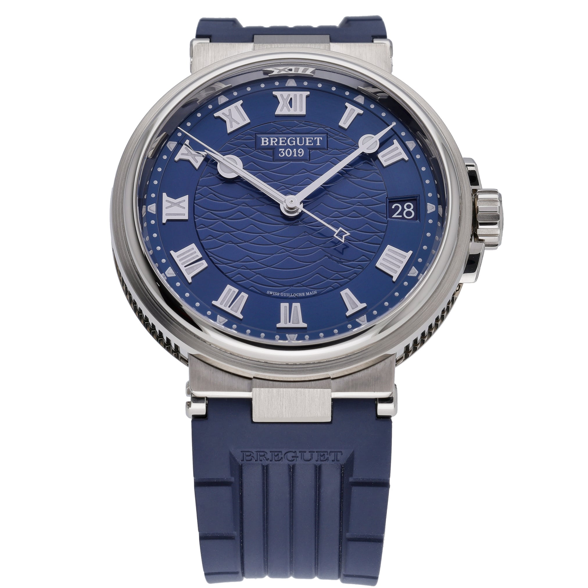 Breguet Marine 5517BBY29ZU with blue dial and 18ct white gold case - product image 2