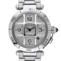Cartier Pasha 2379 with silver dial and steel case