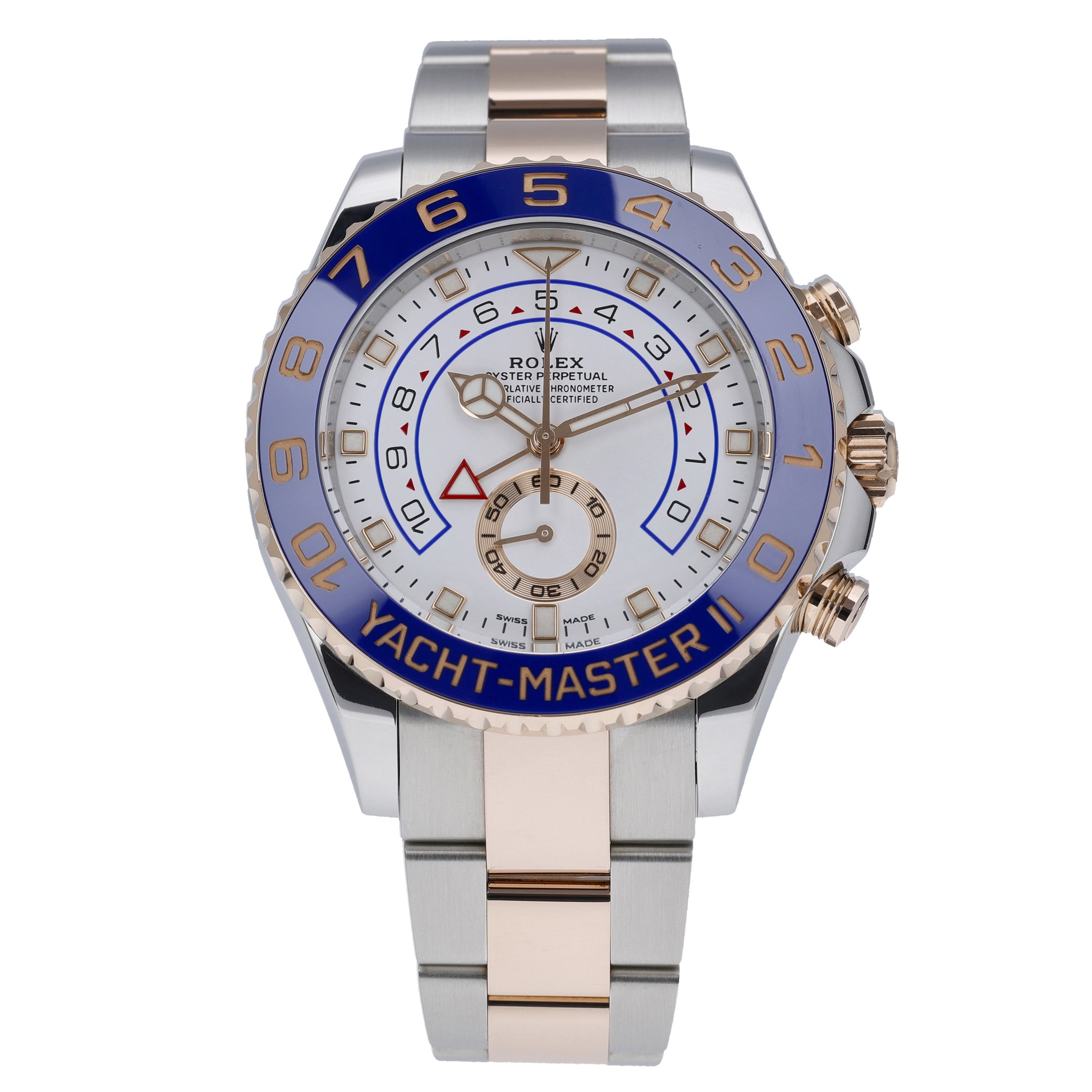 Rolex Yacht-Master II 116681 with white dial and steel & rose gold case - product image 3