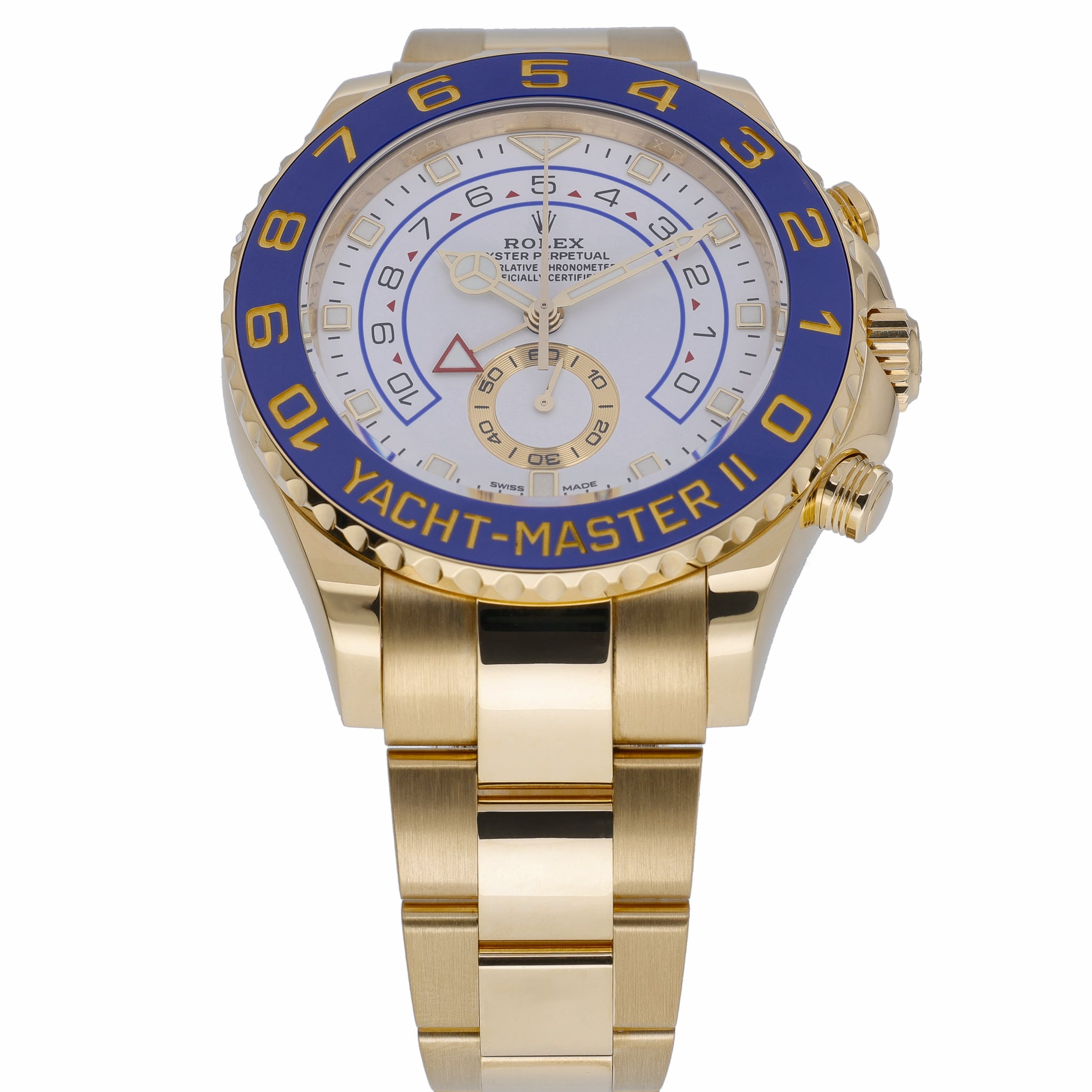 Rolex Yacht-Master II 116688 with white dial and 18ct yellow gold case - product image 2