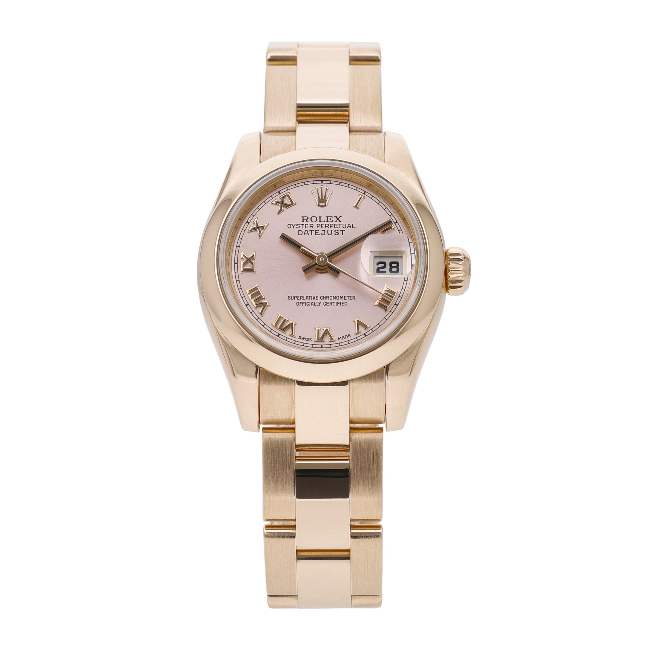 Rolex Datejust 179165 with pink dial and 18ct rose gold case - product image 3