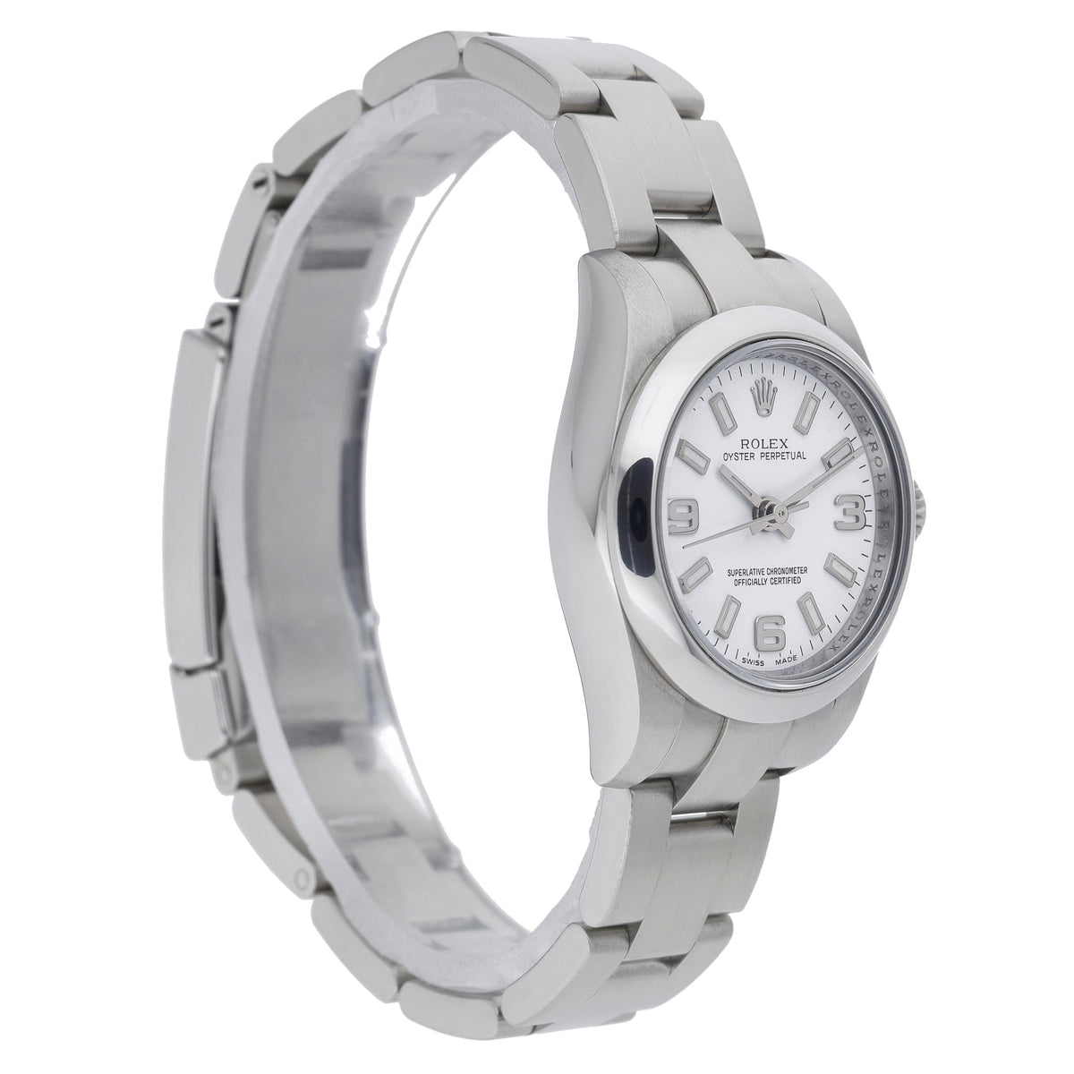 Rolex Oyster Perpetual 176200 with white dial and oystersteel case - product image 4