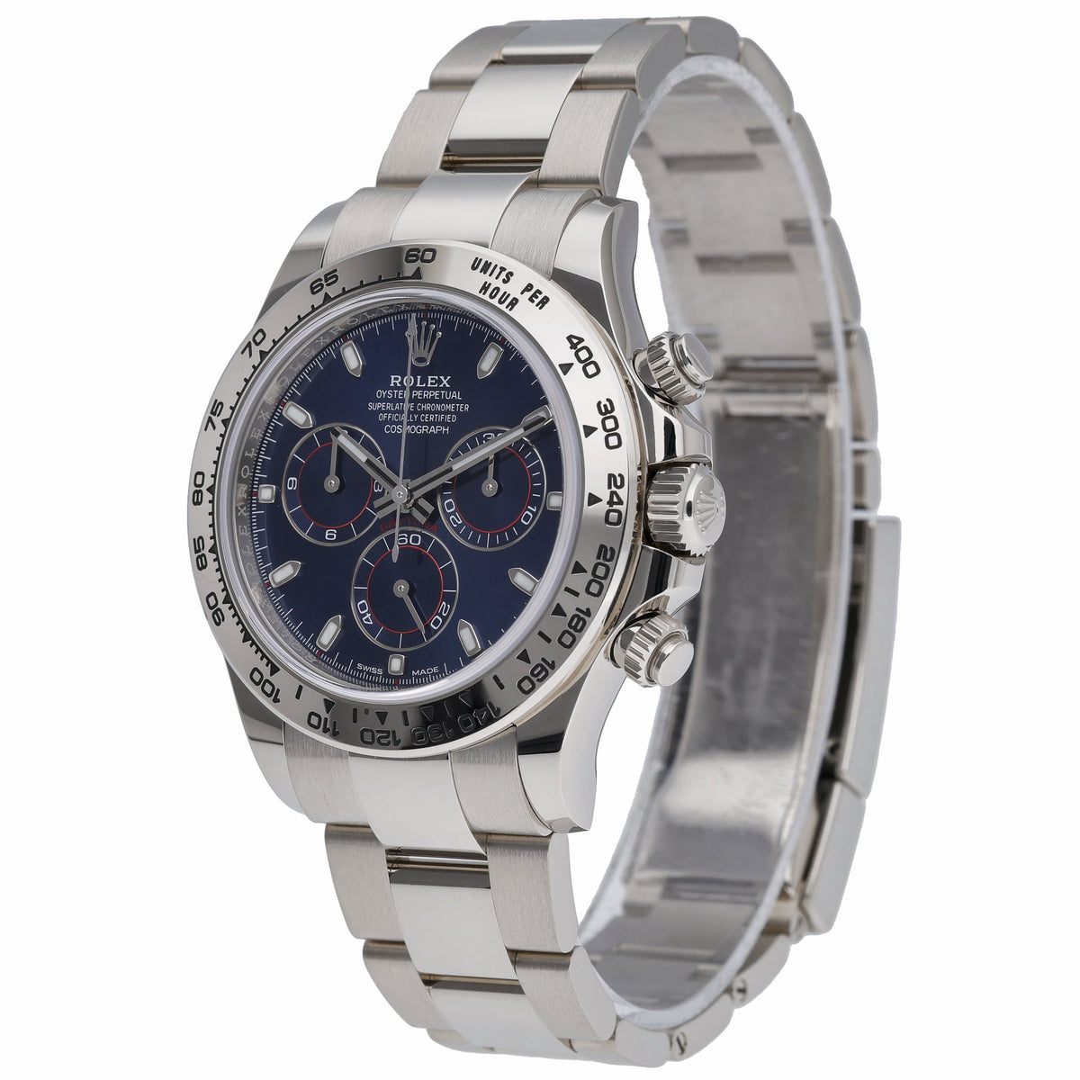 Rolex Daytona 116509 with blue dial and 18ct white gold case - product image 3