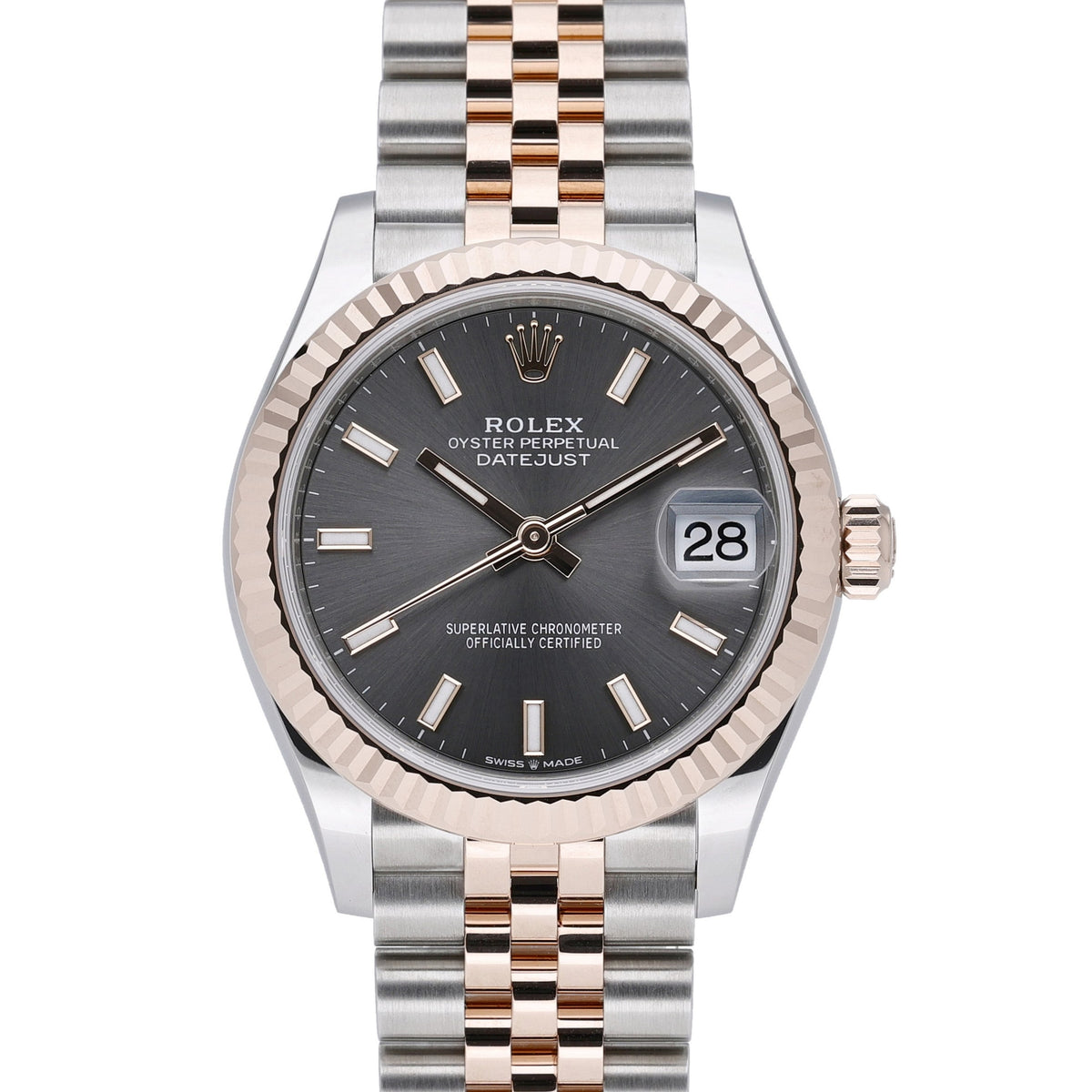 Rolex Datejust 31 278271 with slate dial and steel & rose gold case