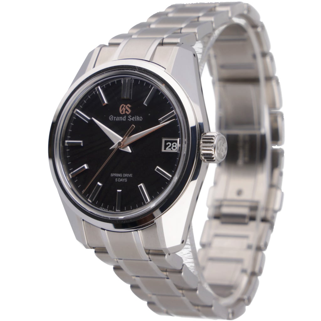 Grand Seiko Heritage Collection SLGA013G with black dial and steel case - product image 3