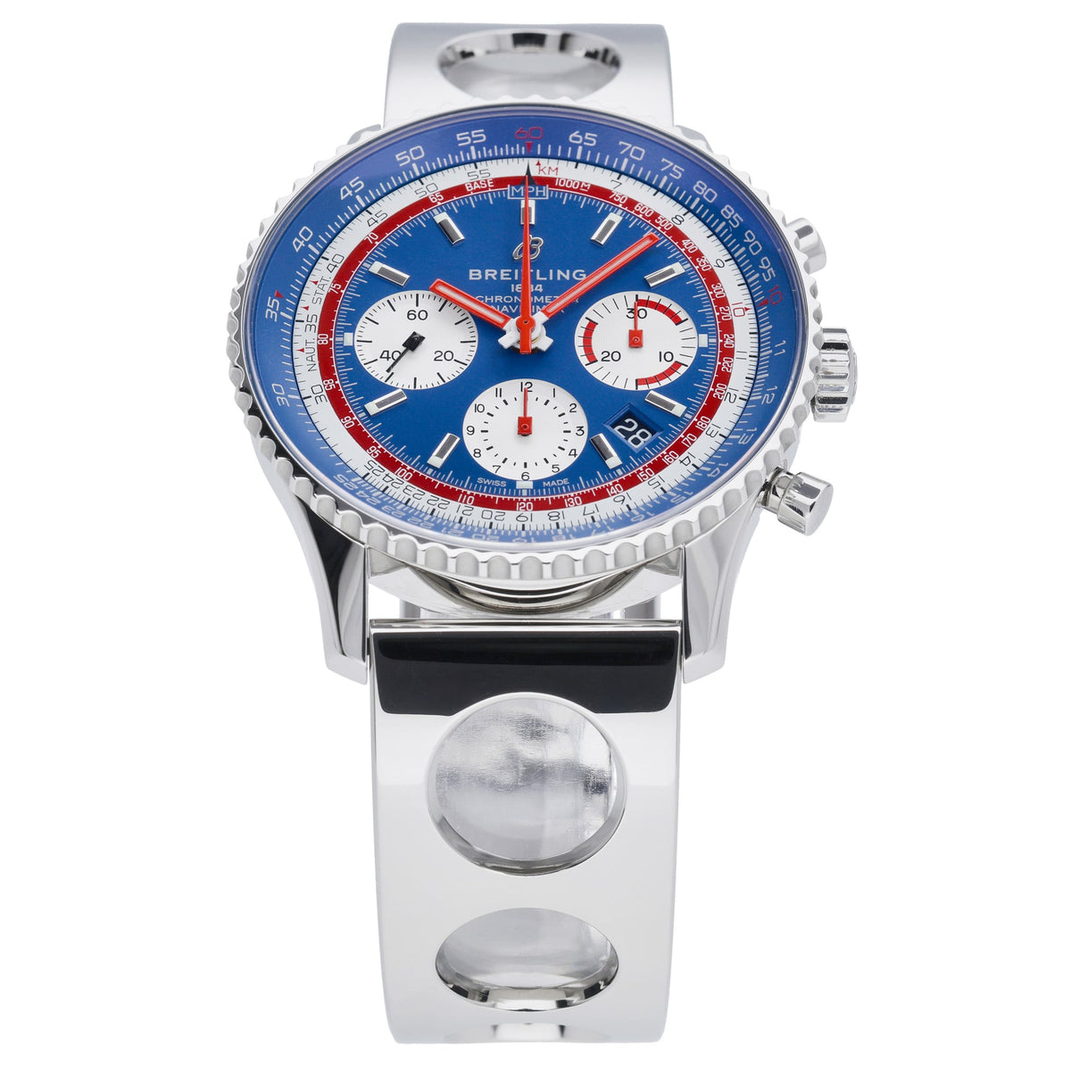 Breitling Pan Am AB01212 with blue dial and steel case - product image 3