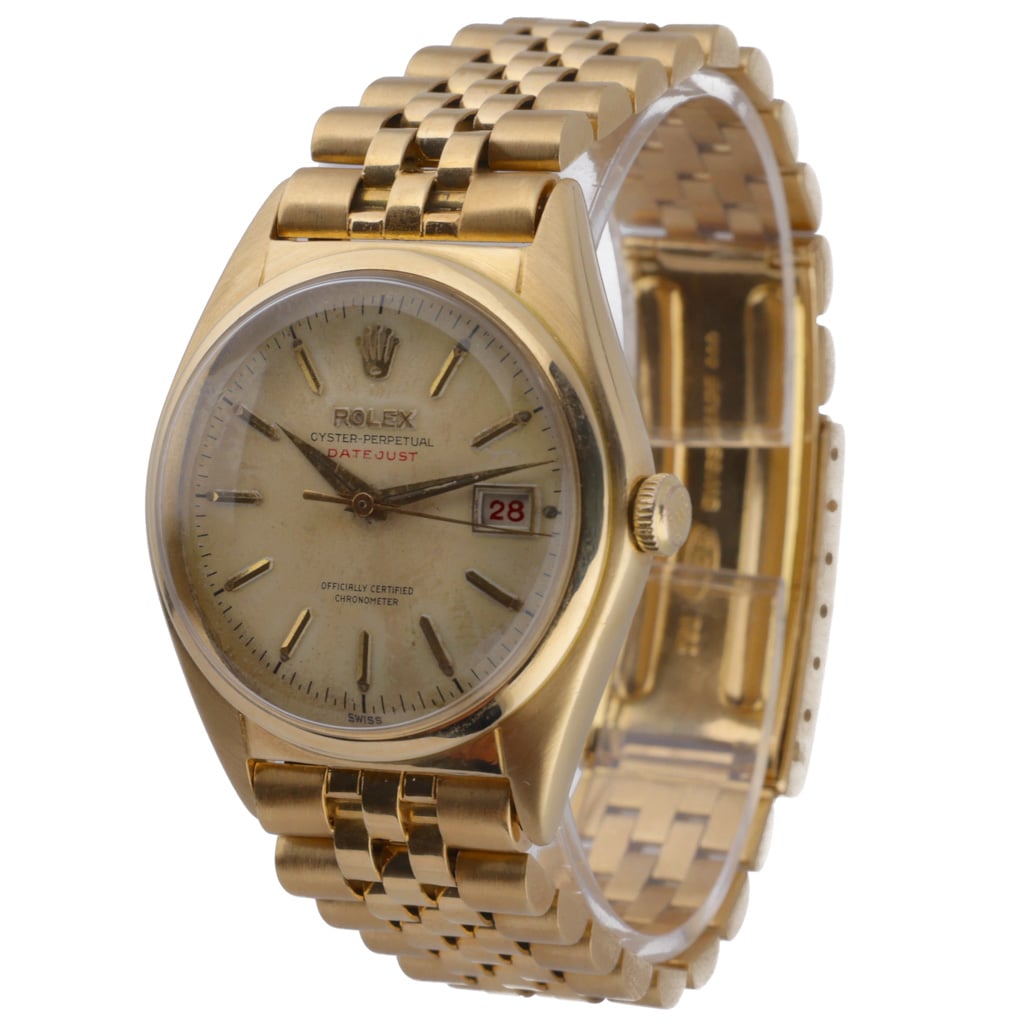 Rolex Datejust 5030 with cream dial and 18ct yellow gold case - product image 4