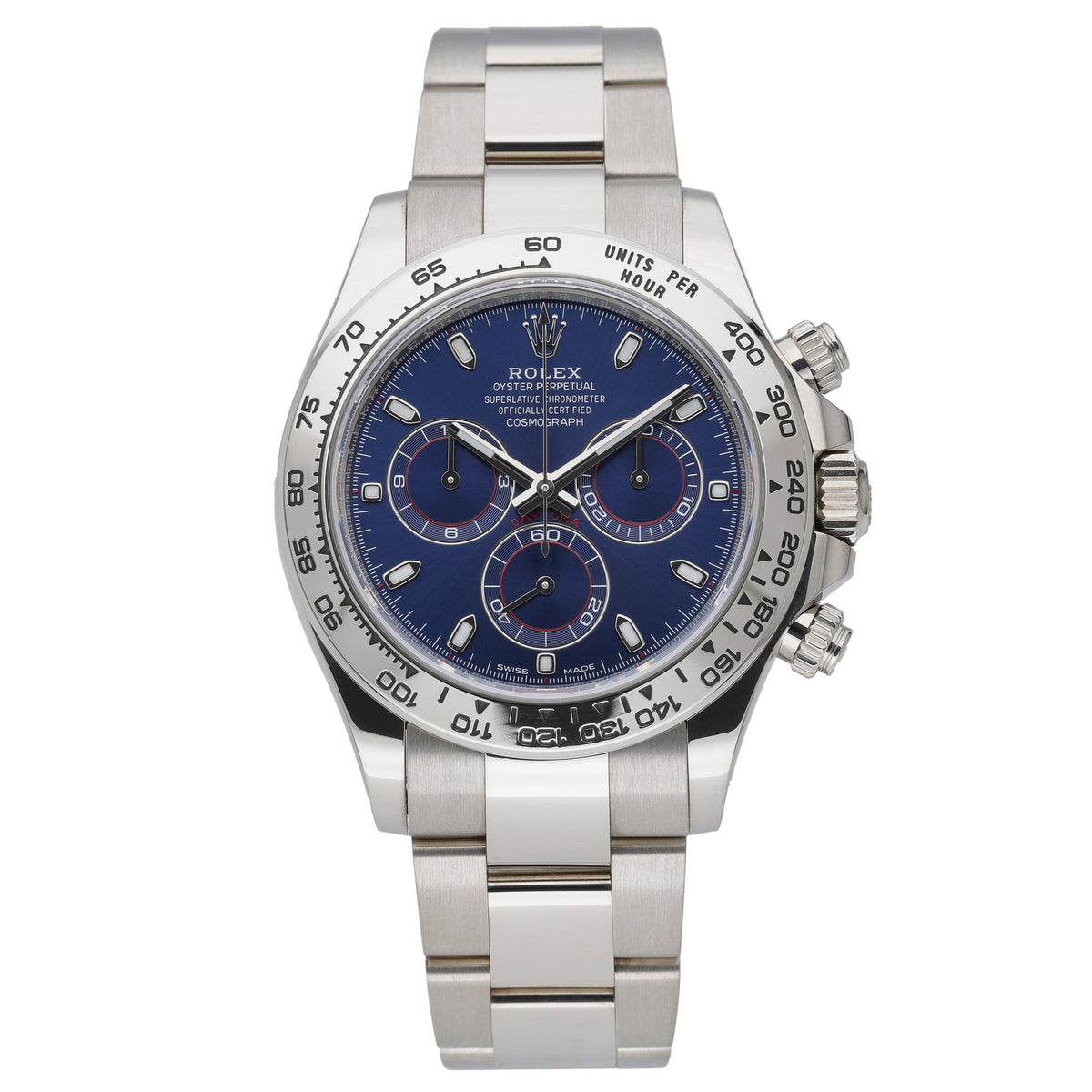 Rolex Daytona 116509 with blue dial and 18ct white gold case - product image 2