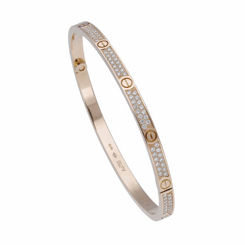 Cartier LOVE bracelet, small model, paved image 1