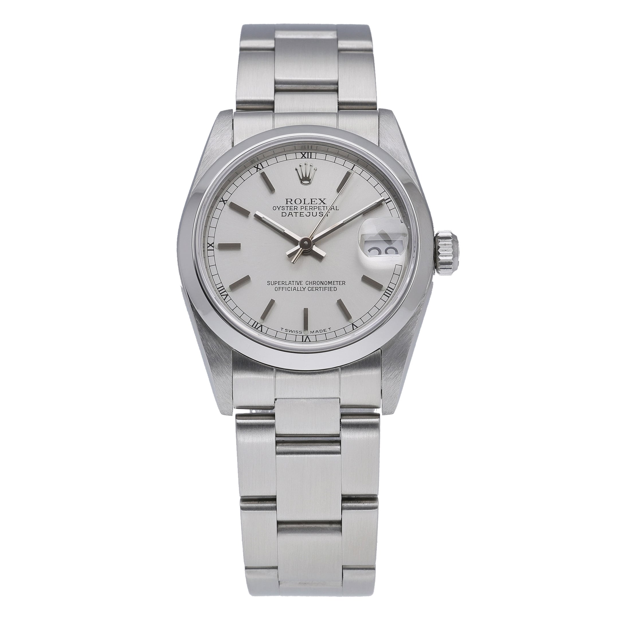 Rolex Datejust 68240 with silver dial and oystersteel case - product image 3