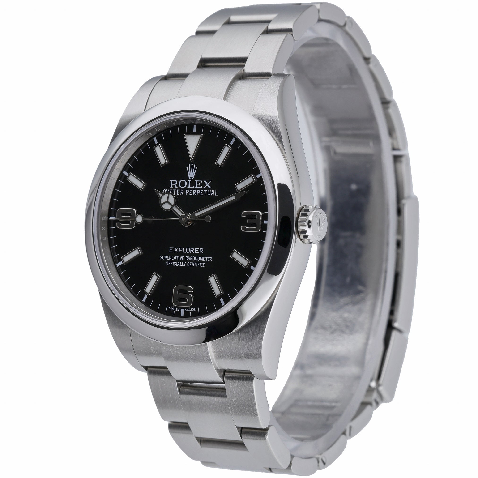 Rolex Explorer 214270 with black dial and oystersteel case - product image 3